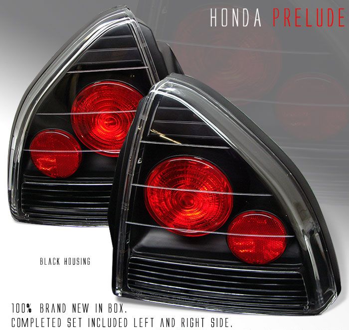 Image of Honda Prelude 92-96 Black G3 Taillights