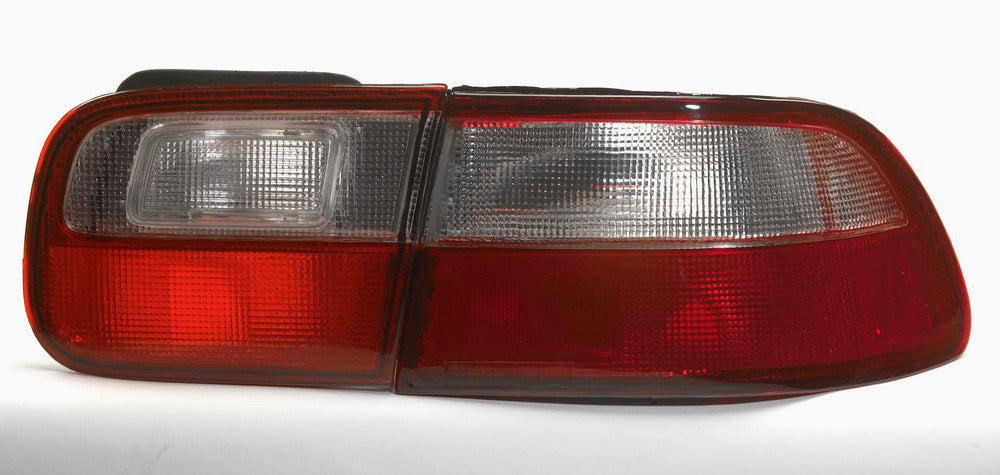 Image of Honda Civic 92-95 2/4D Red/White Lens Taillights OEMStyle