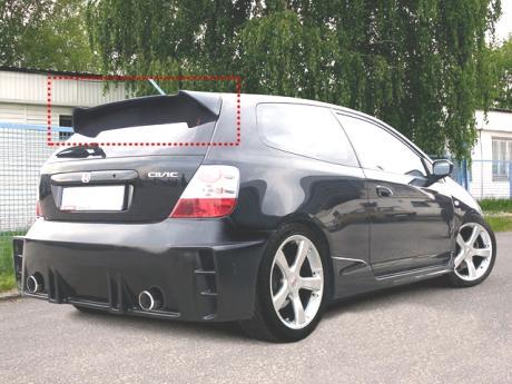 Image of Honda Civic 01-06 3D Spoiler TypeR [AUTEUR]
