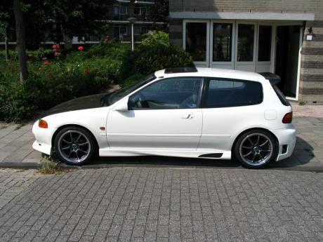 Image of Honda Civic 92-95 3D Sideskirts Racing [AUTEUR]