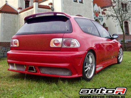 Image of Honda Civic 92-95 3D Dakspoiler [AUTEUR]