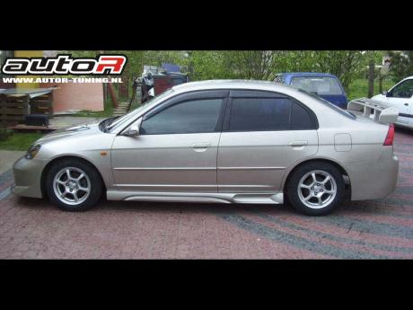 Image of Honda Civic 01-04 4D Zijskirts DB9 [AUTEUR]