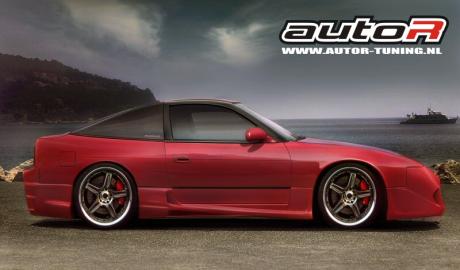 Image of Nissan S13 89-94 Sideskirts D1 [AUTOR]