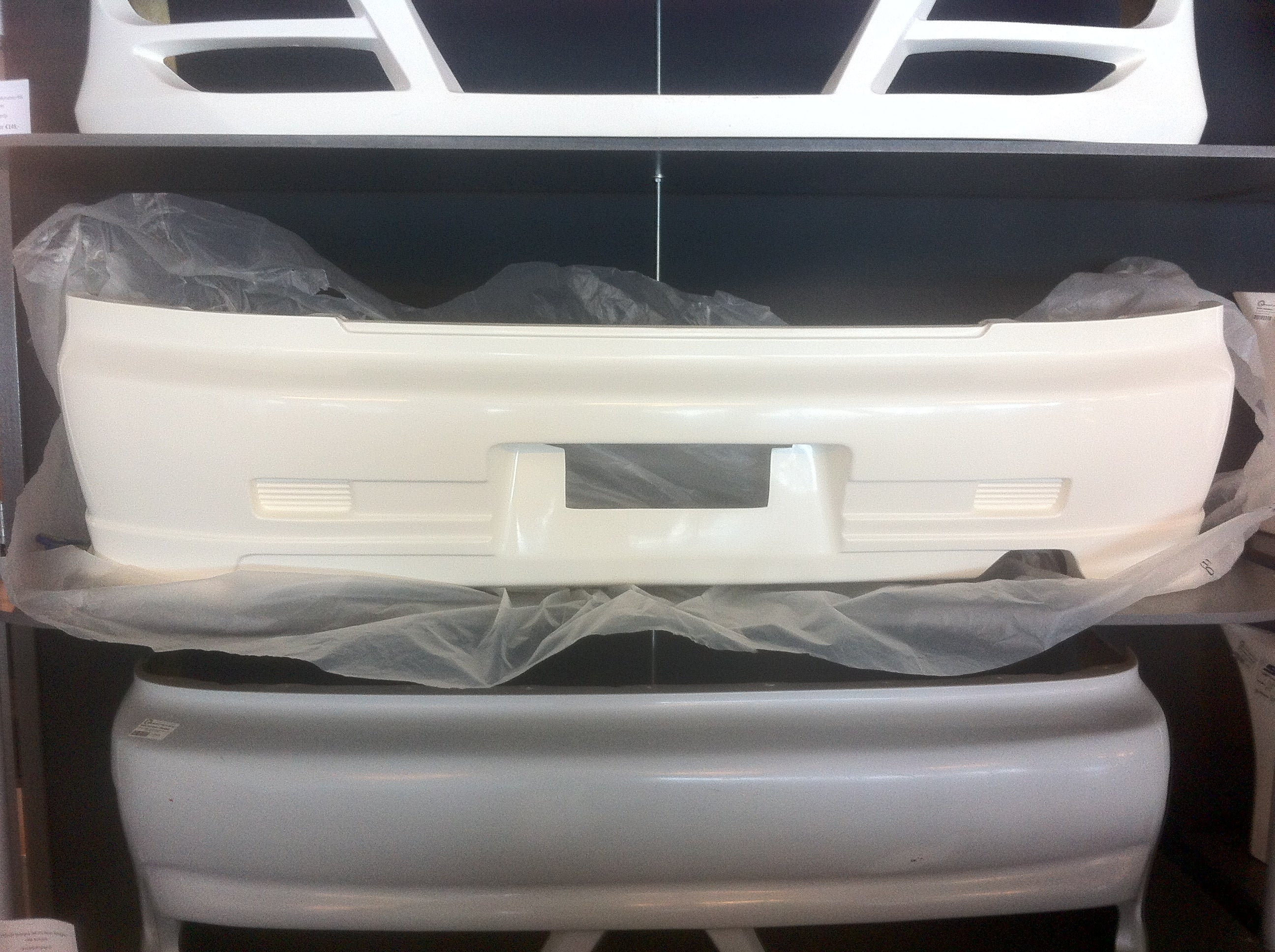 Image of Mitsubishi Lancer EVO VIII 02+ Aeroworks Rear Bumper TRC-sty
