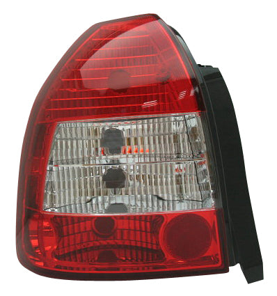 Image of Honda Civic 96-00 3D rood/helder G3 achterlichten