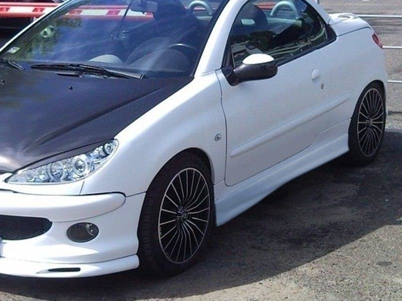 Image of Side Skirts 2 Peugeot 206 - Primed