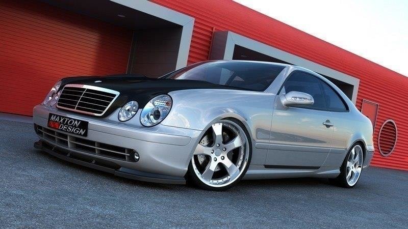 Image of Side Skirts Mercedes CLK W208 AMG Look - Not Primed