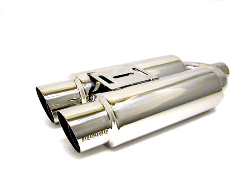 Image of MDF Dual 3.5 Tip Megan Racing Universal Muffler