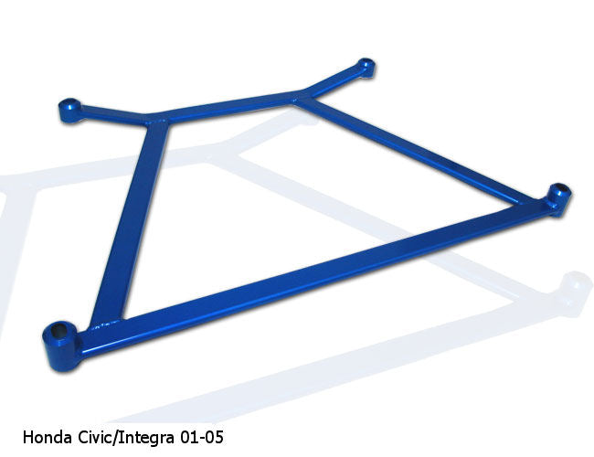 Image of Honda Civic/Integra 01-05 Megan Racing Front H-Brace Blue