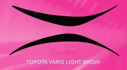 Image of Toyota Yaris 99-03 ABS Eyebrows [SIX]