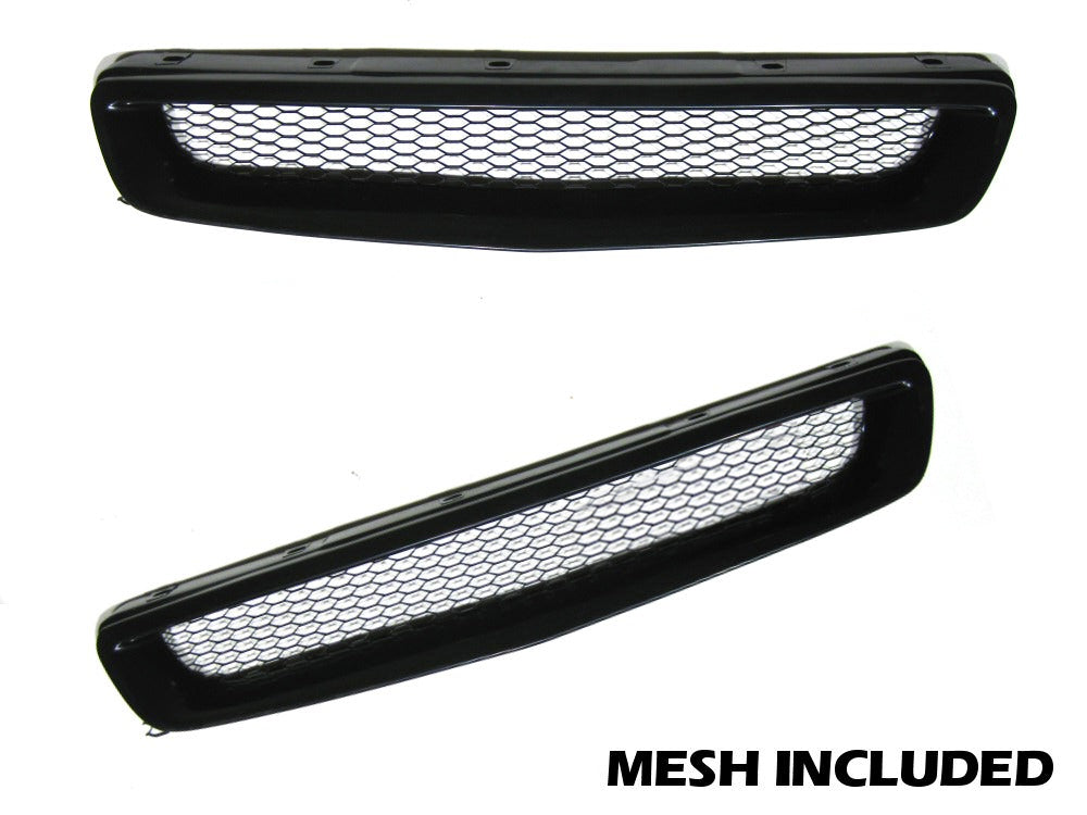 Honda Civic 96-98 Type R Look ABS Grill + Alu Mesh [SIX]