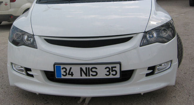 Image of Honda Civic 4D/Hybrid 05-08 ABS Grill [SIX]