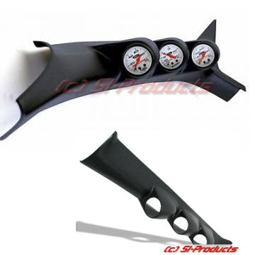 Image of Honda CRX 88-91 A-Pillar Triple Gauge Pod [SIX]