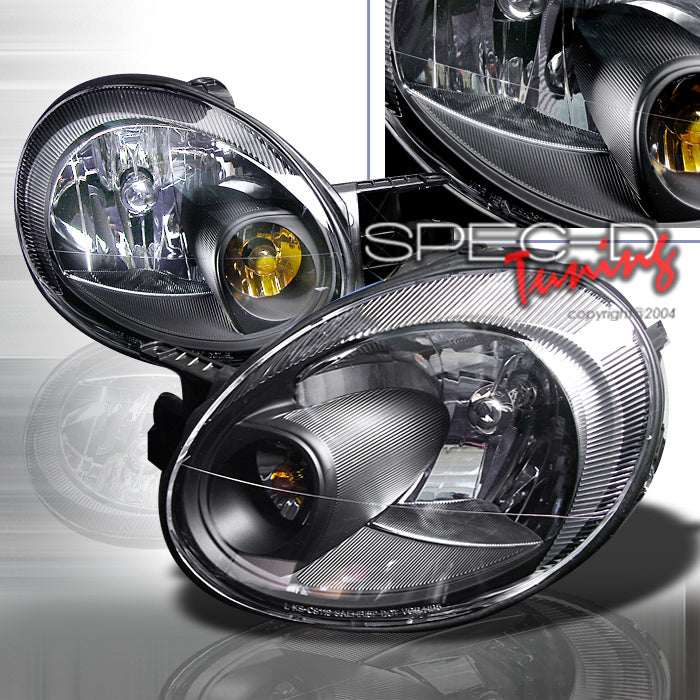 Image of Dodge Neon 03-05 Black Headlights [KS]