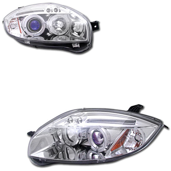 Image of Mitsubishi Eclipse 06-07 Headlights LED Chrome [SR]