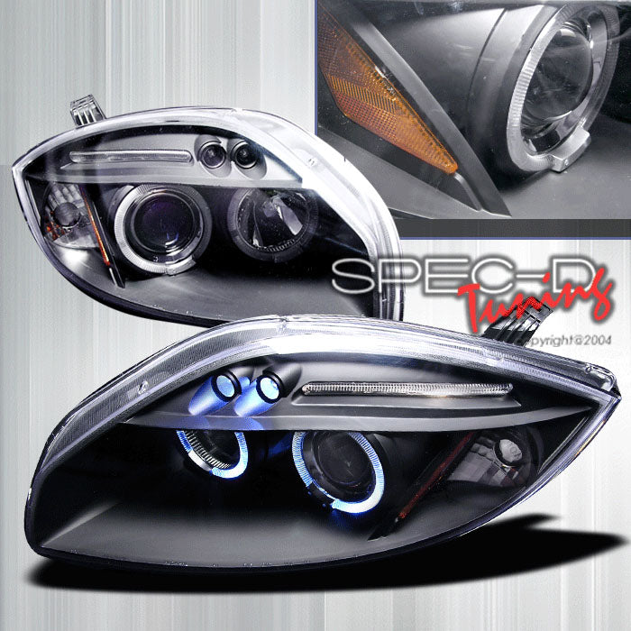 Image of Mitsubishi Eclipse 06-07 Headlights LED Black [SR]