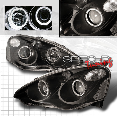 Image of Acura RSX 02-04 Projector Headlights Black [KS]