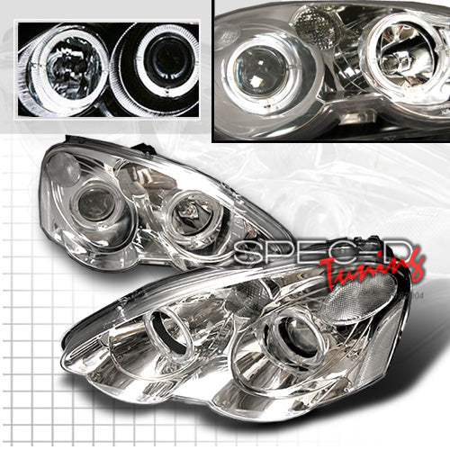 Image of Acura RSX 02-04 Projector Headlights Chrome [KS]