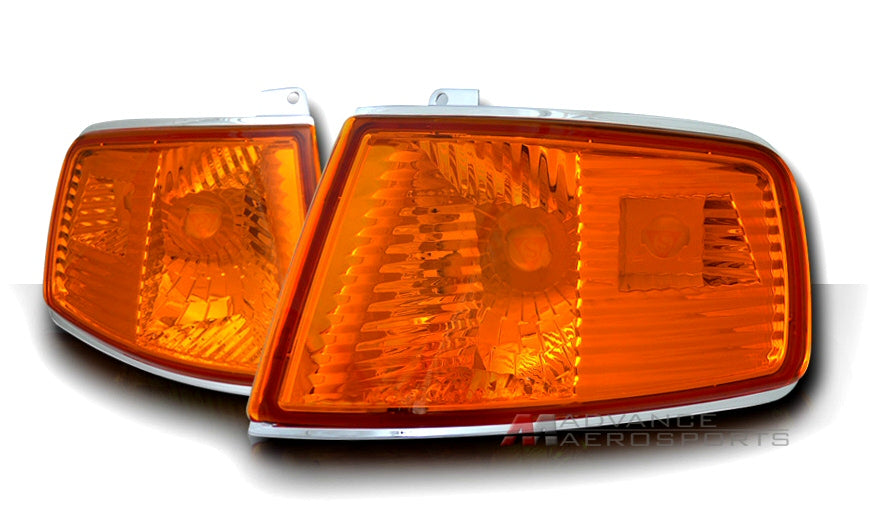 Image of Honda CRX 90-91 Corner Lights Amber Clear [SR]