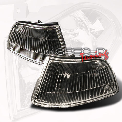Image of Honda Civic 88-89 Corner Lights Black [SR]