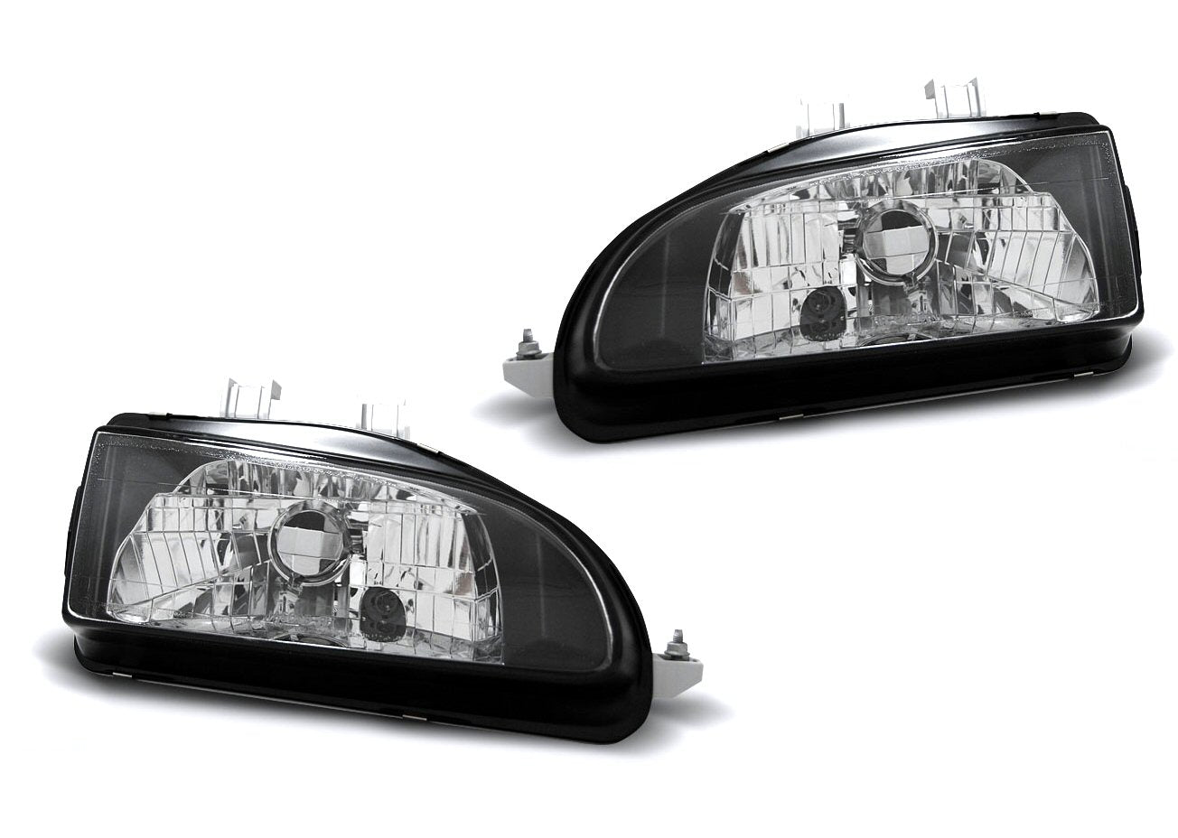 Image of Honda Civic 92-95 Black JDM Headlights [DEPO]
