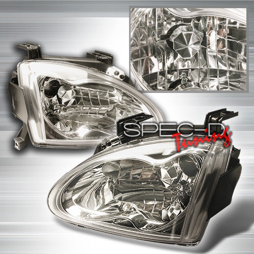 Image of Honda Delsol 92-97 Headlights Chrome [SR]