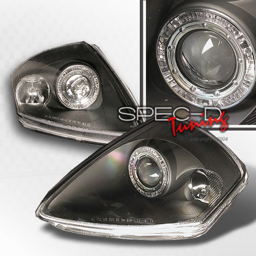 Image of Mitsubishi Eclipse 00-05 Projector Headlights Black [KS]