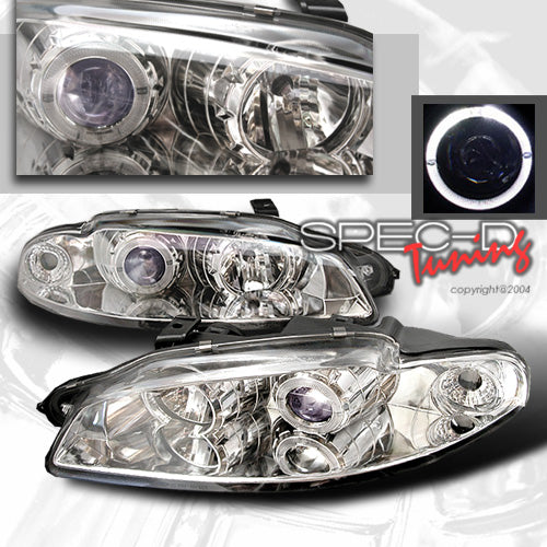 Image of Mitsubishi Eclipse 95-96 Projector Headlights Clear [SR]