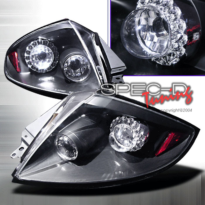 Image of Mitsubishi Eclipse 06-07 LED Taillights Black [SR]