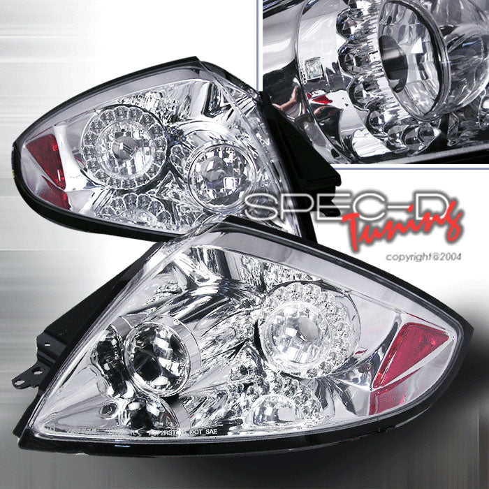 Image of Mitsubishi Eclipse 06-07 LED Taillights Chrome [SR]