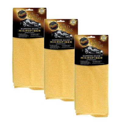 Meguiars Supreme Shine Microfiber Towels (3-Pack)