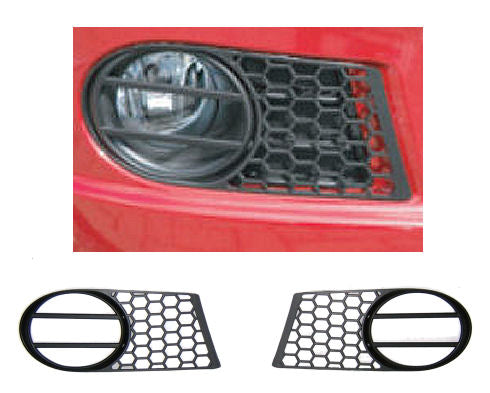 Image of Suzuki Swift 2005+ Black ABS Fog Light Caps [SIX]