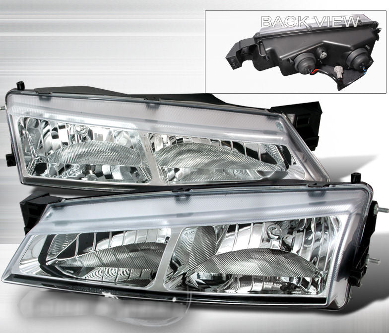 Image of Nissan 200SX 97-99 S14A Chrome Clear JDM Headlights RHD