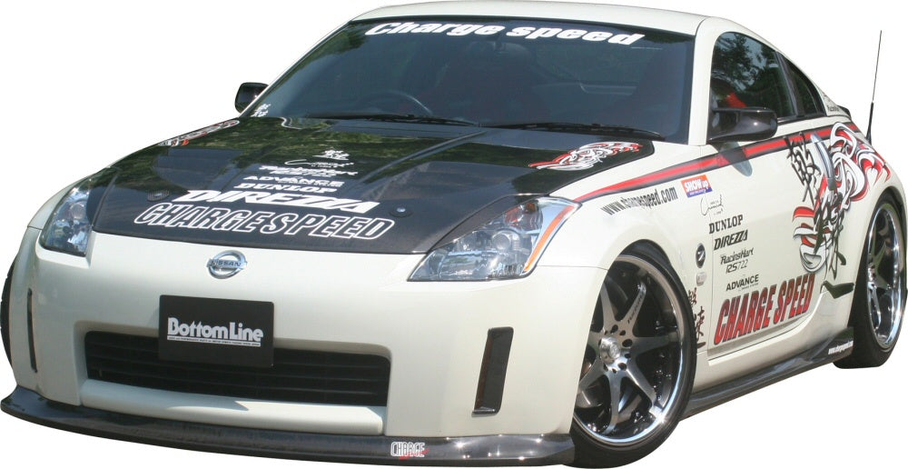 Image of Nissan 350Z 03-05 Chargespeed voorbumperlip Bottomline