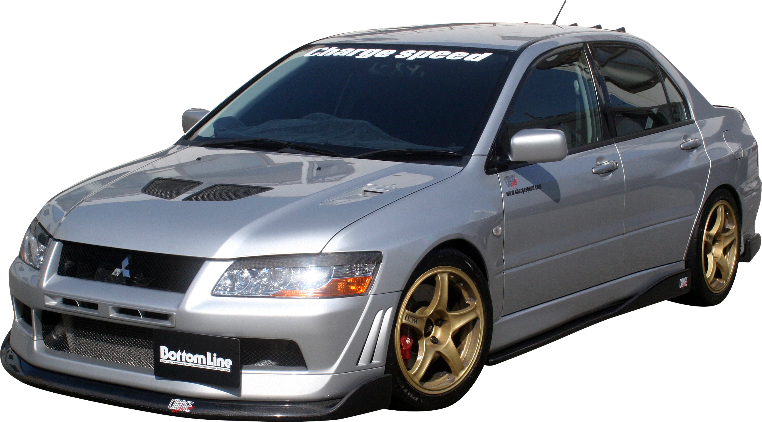 Image of Mitsubishi EVO 7 Chargespeed Voorbumperlip Bottomline