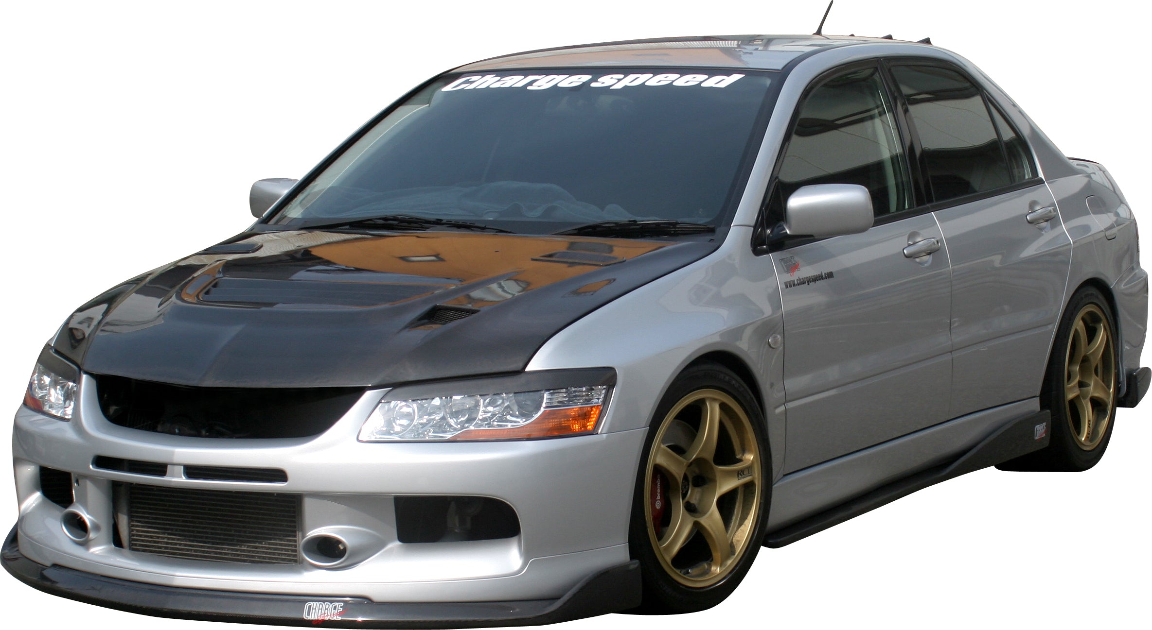 Image of Mitsubishi EVO 9 Chargespeed Voorbumperlip Bottomline