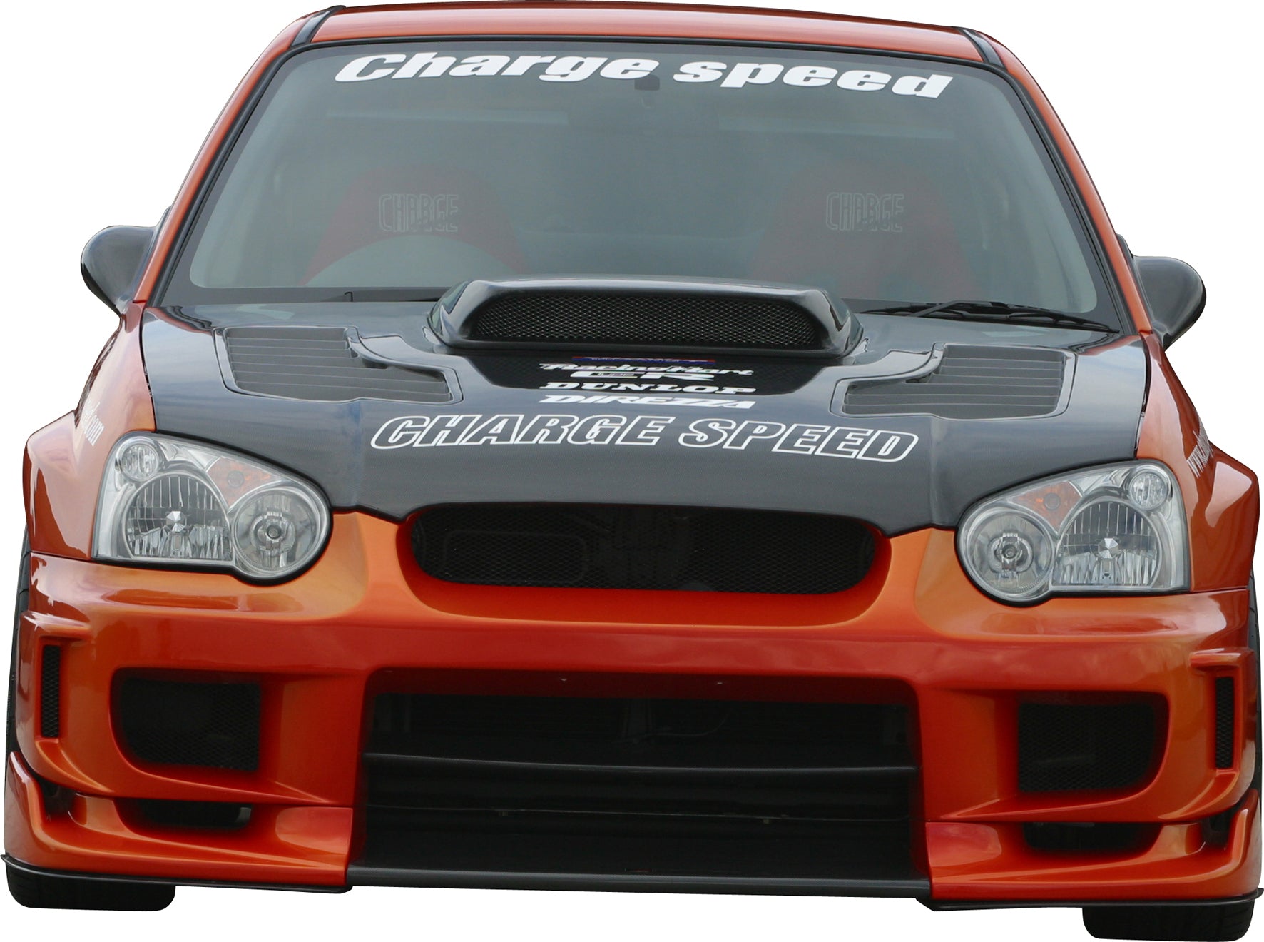 Image of Subaru Impreza GDC/D/E 04-05 Chargespeed glasvezel motorkap