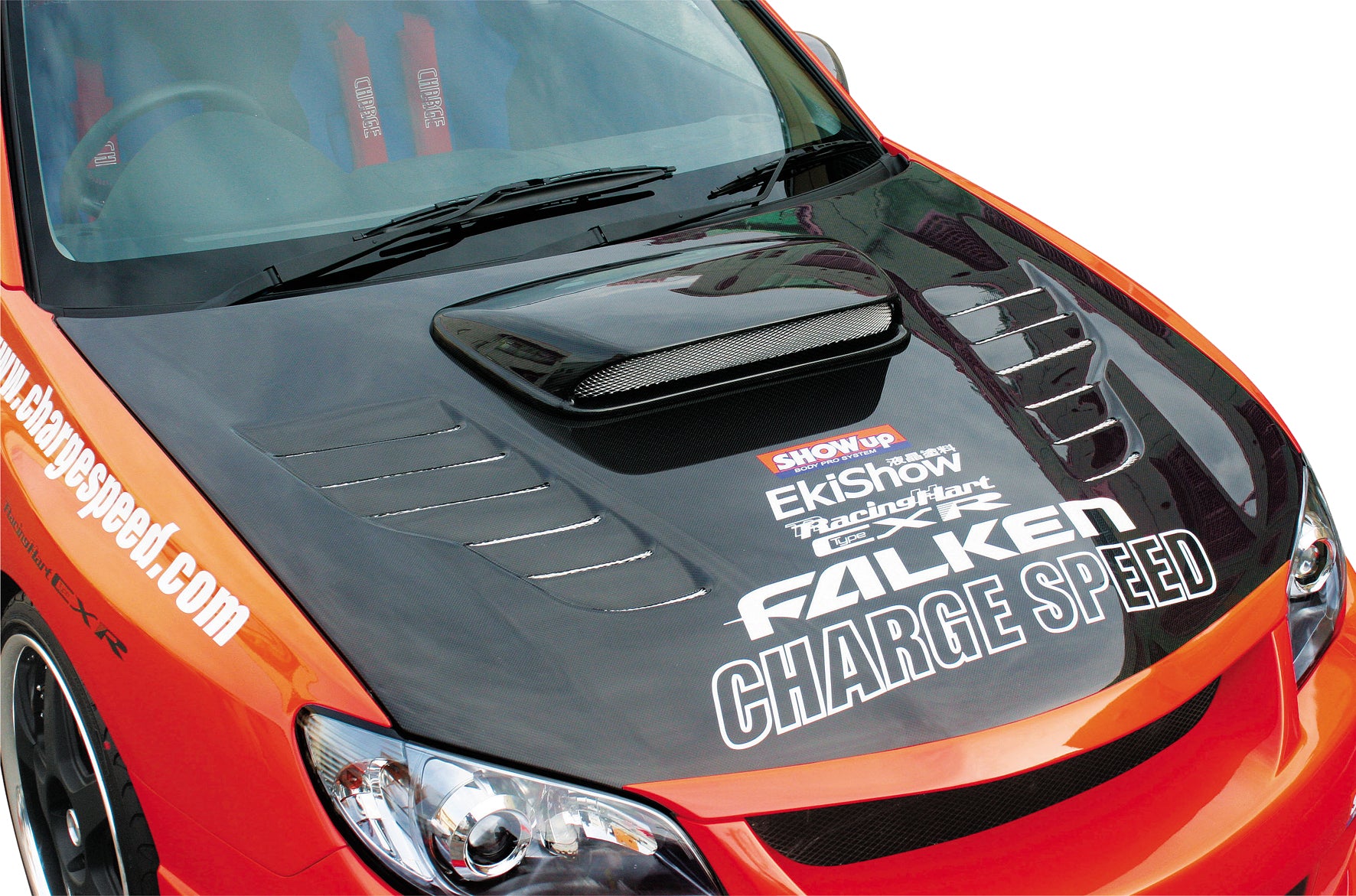 Image of Subaru Impreza GDF/G 06-07 Chargespeed glasvezel motorkap