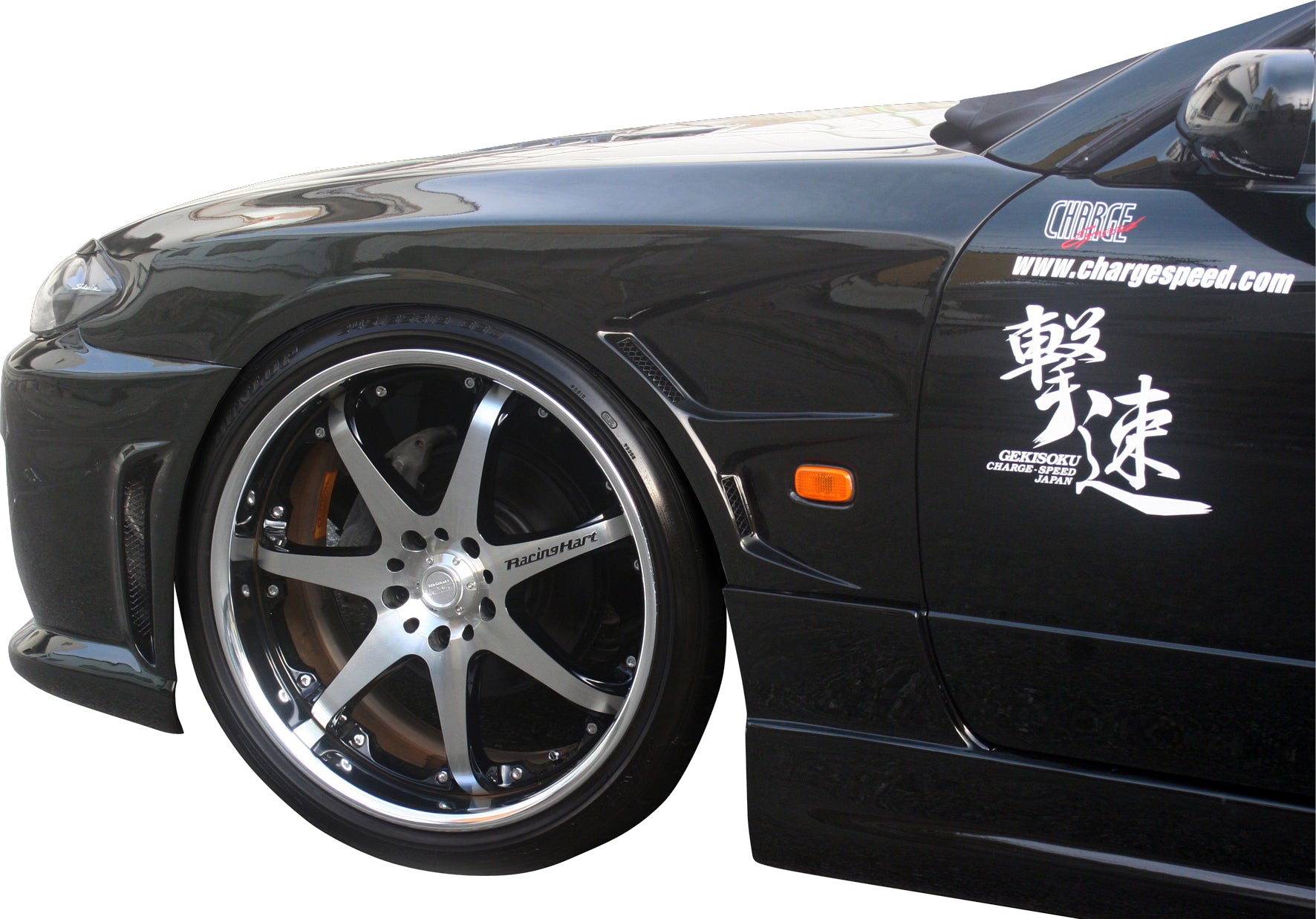 Image of Nissan S15 Chargespeed voorspatborden + inlaat