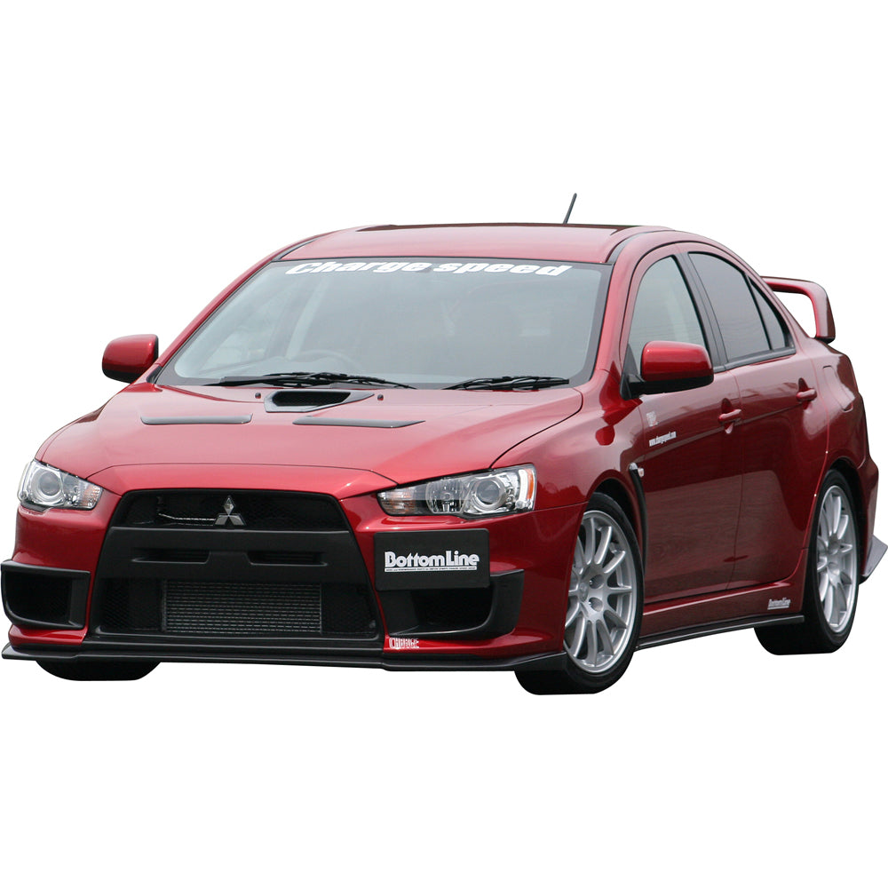 Image of Mitsubishi EVO X Chargespeed Voorbumperlip Bottomline