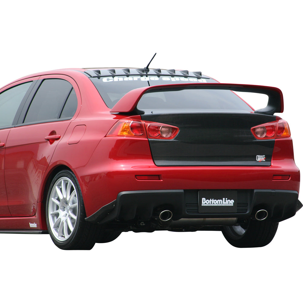 Image of Mitsubishi EVO X Chargespeed Achterbumperlip Bottomline