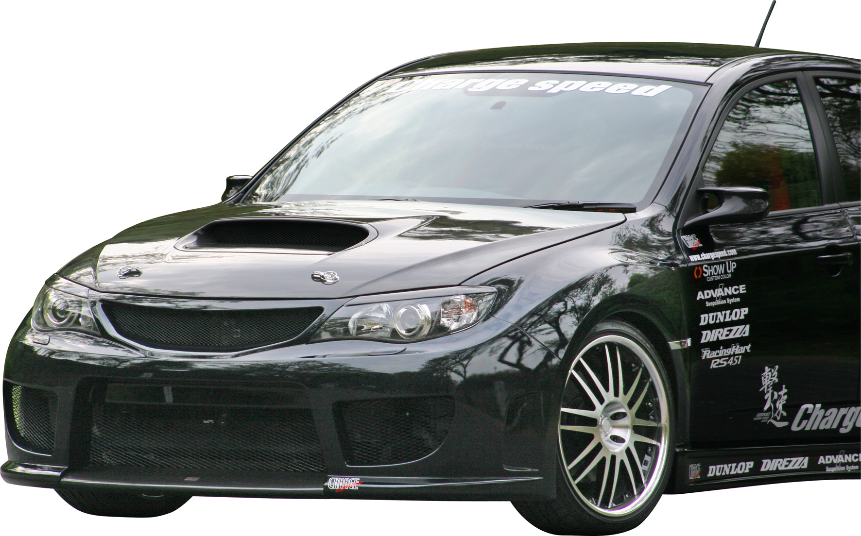 Image of Impreza WRX Sti 08+ Chargespeed Voorbumper Type-1 + Grill