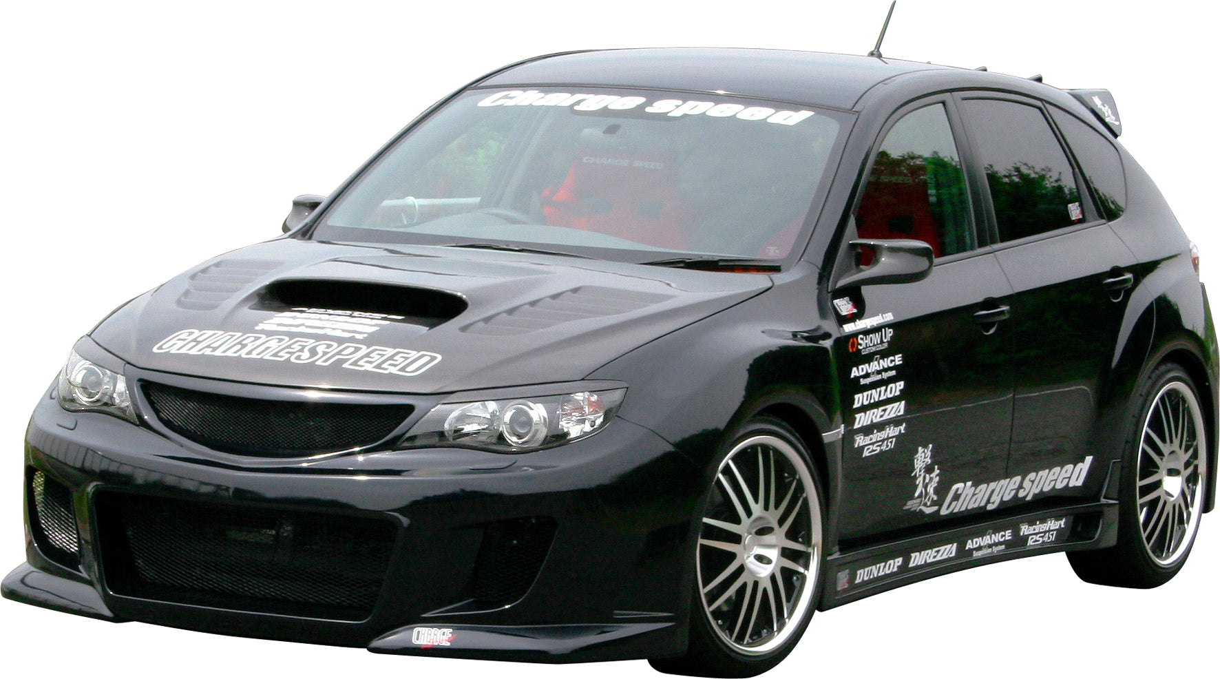 Image of Impreza WRX Sti 08+ Chargespeed Voorbumper Type-2 + Grill