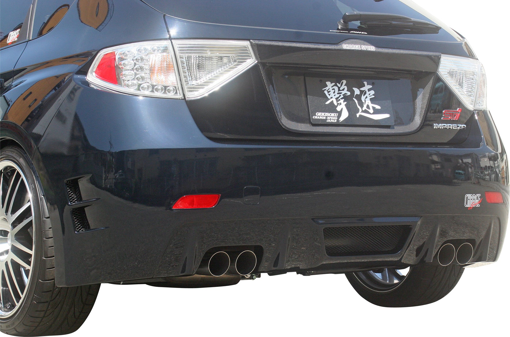 Image of Impreza WRX Sti 08+ Chargespeed achterbumper Type-1