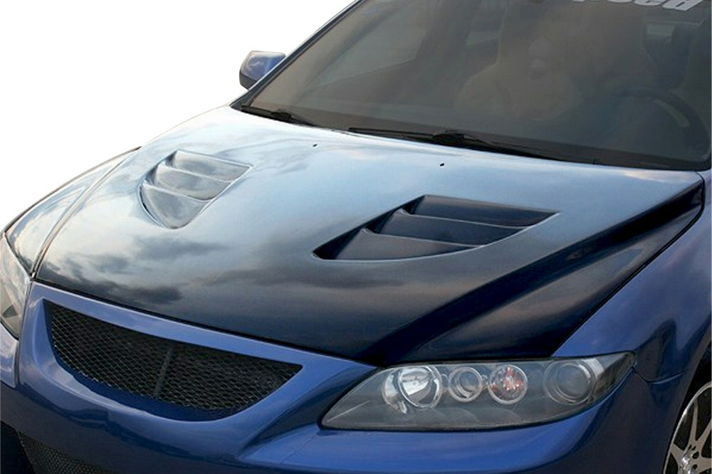 Image of Mazda 6 -08 Chargespeed glasvezel motorkap + inlaat
