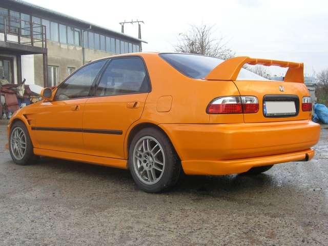 Image of Honda Civic 92-95 4D Rear Bumper Addon Type R [AUTOR]