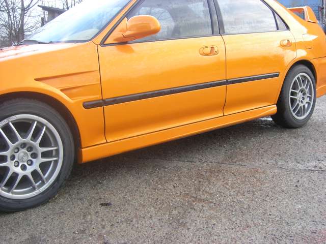 Image of Honda Civic 92-95 4D Sideskirts Type R [AUTOR]
