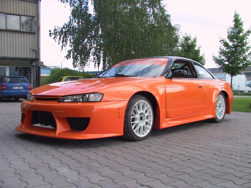 Image of Nissan S14A 97-99 WIDEBODY Front Fenders 20mm [AUTOR]