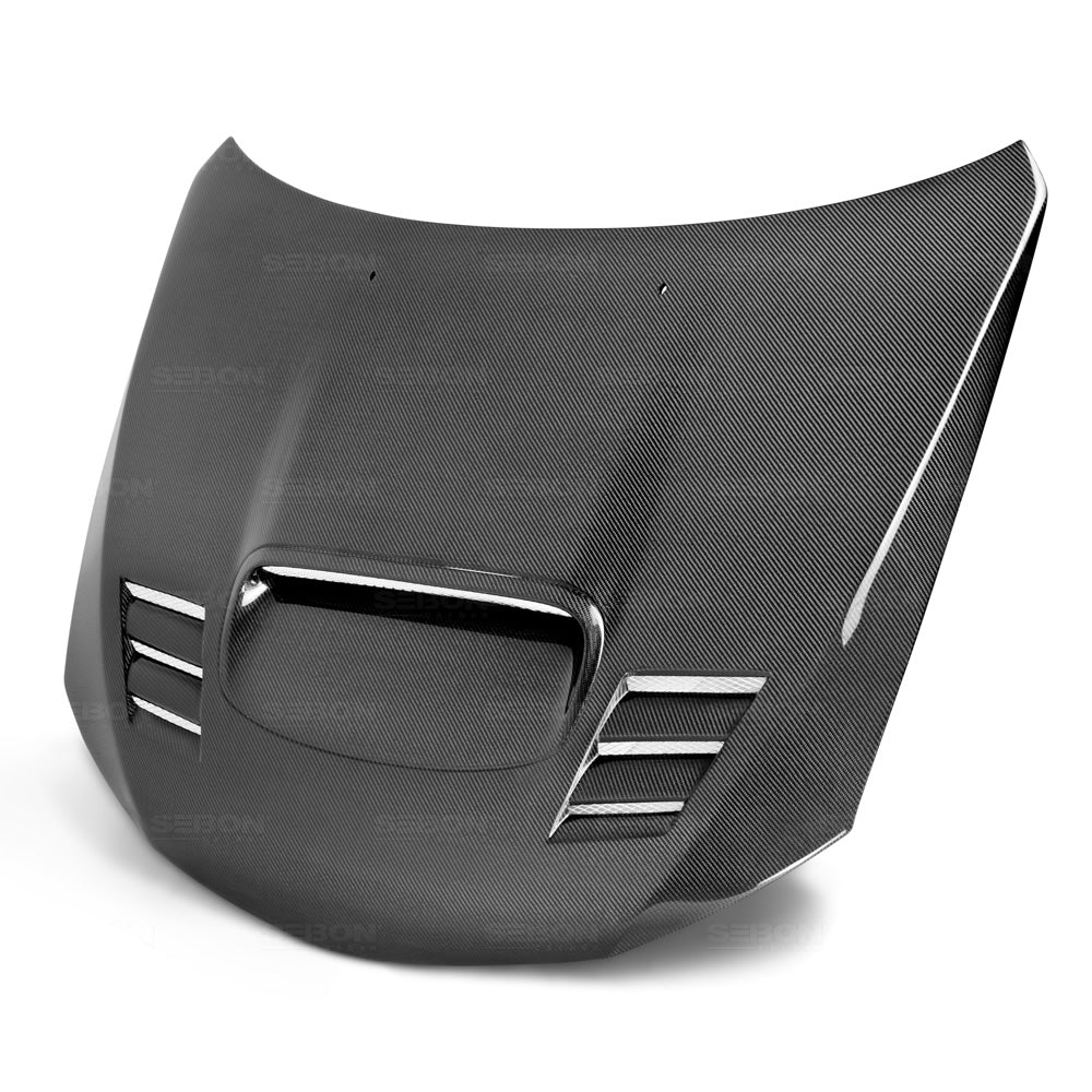 Image of Subaru Impreza WRX/STI 08+ Seibon CWII Carbon Hood