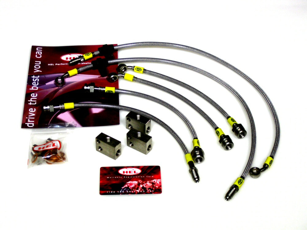 Image of Honda Civic 07+ FN2 Type-R Stainless HEL Brakelines 9-Pieces